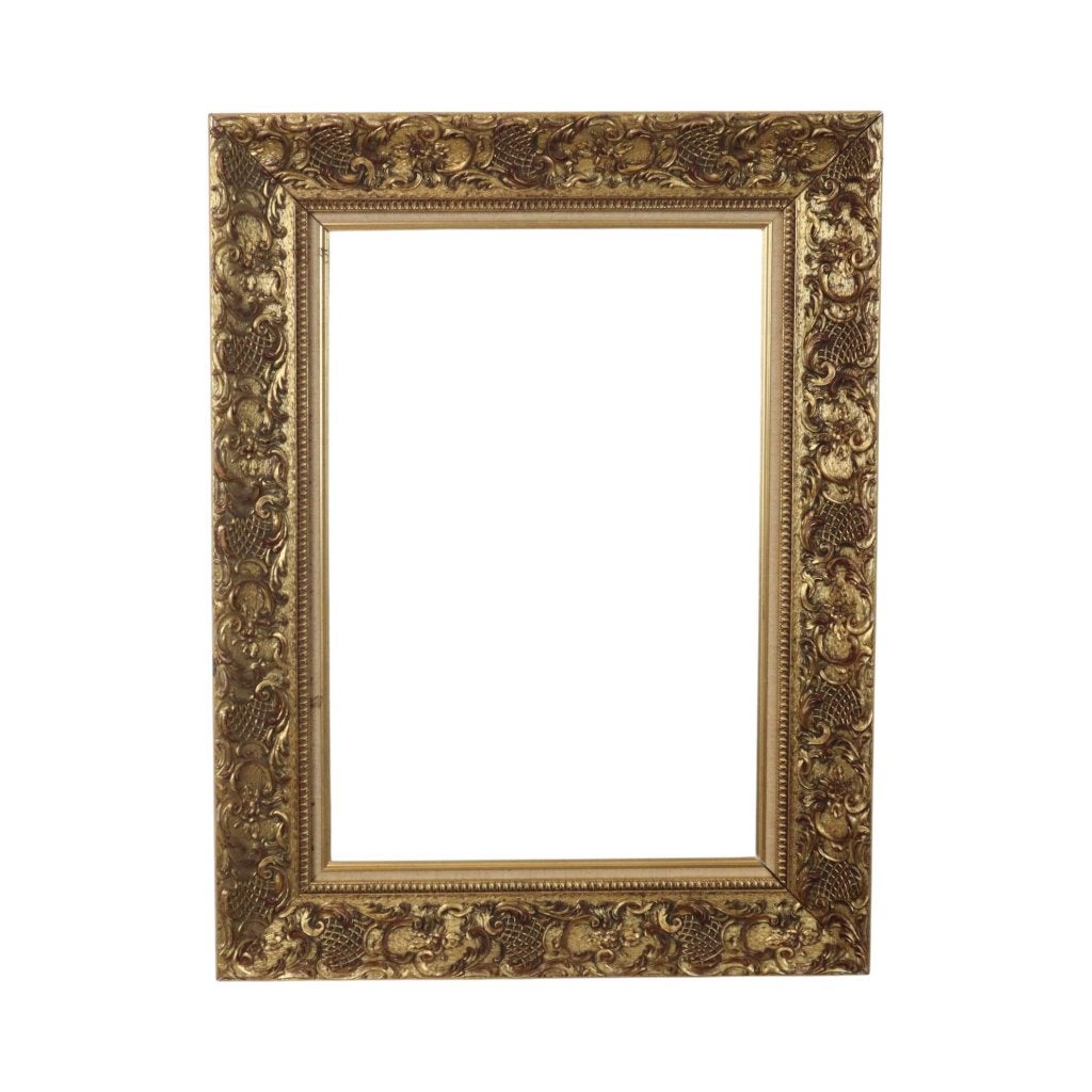 Vintage Klassieke Lijst Rococo Stijl Floraal 72x55cm, 55 cm, Gebruikt, 72 cm, Schilderijlijst