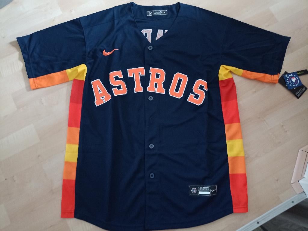 Houston Astros Jersey Alvarez maat: M, Sport en Fitness, Honkbal en Softbal, Ophalen of Verzenden, Nieuw, Honkbal, Kleding