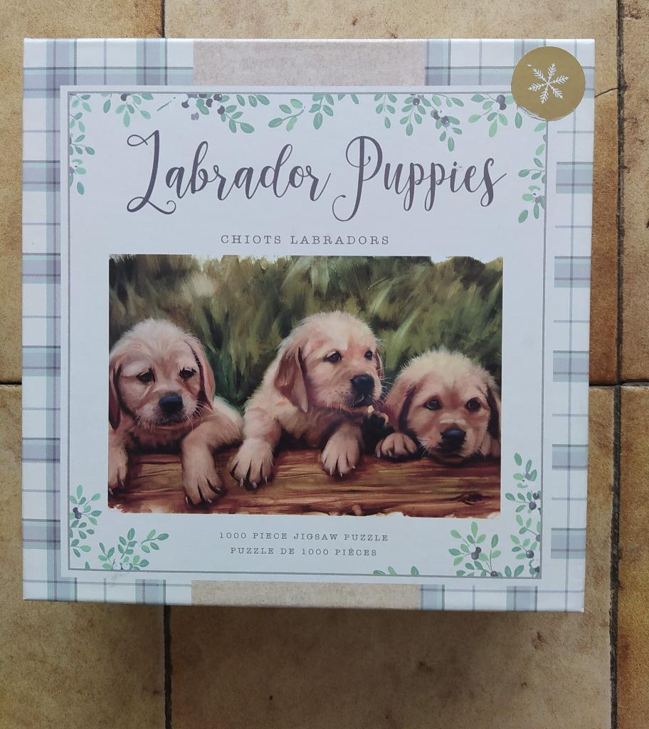 labrador puppies puzzel, Enlèvement ou Envoi, 500 à 1500 pièces, Comme neuf, Puzzle
