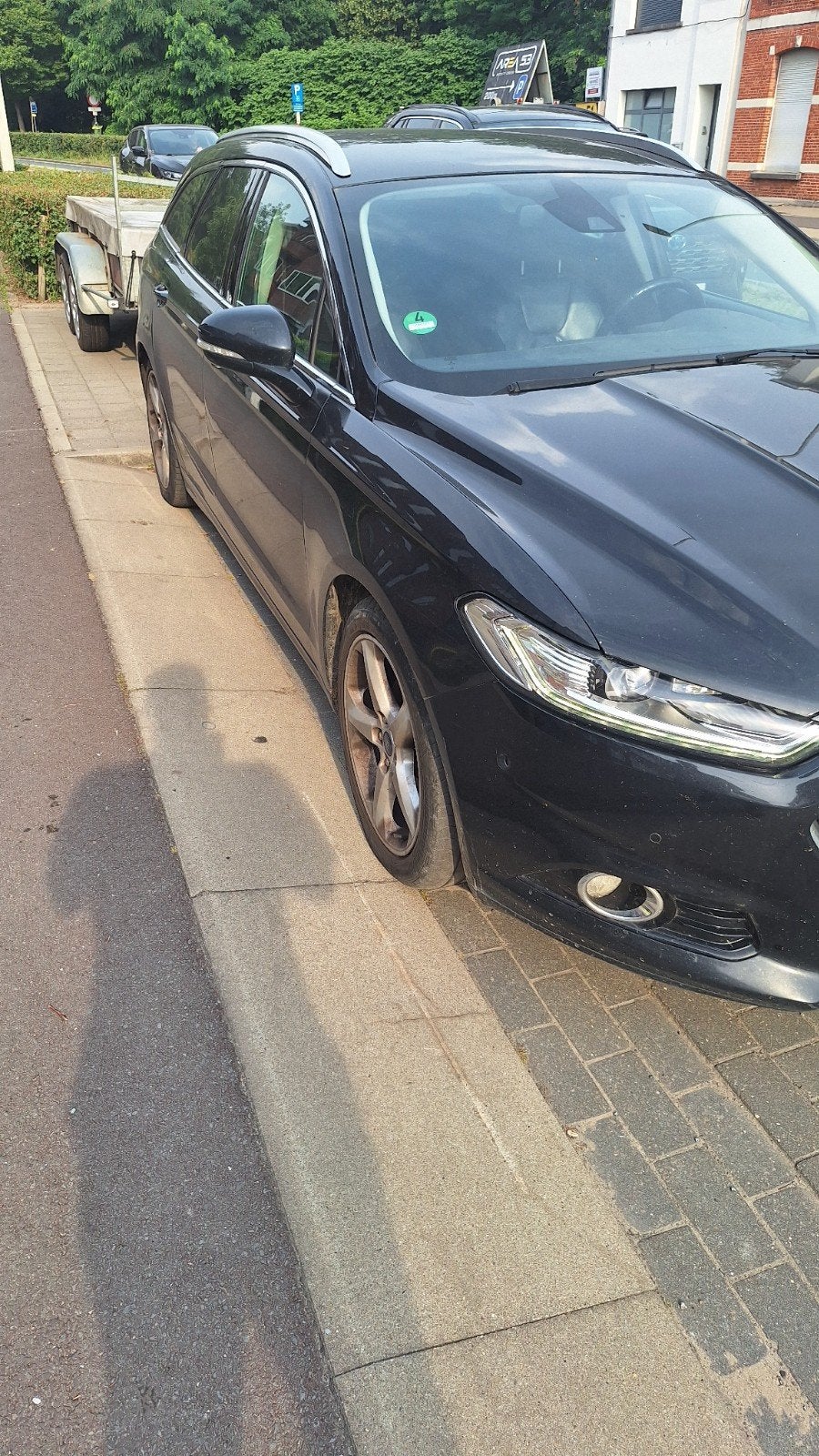 Ford mondeo 2015 automaat lederen bekleding euro6, Auto's, 1998 cc, Mondeo, Zwart, Leder