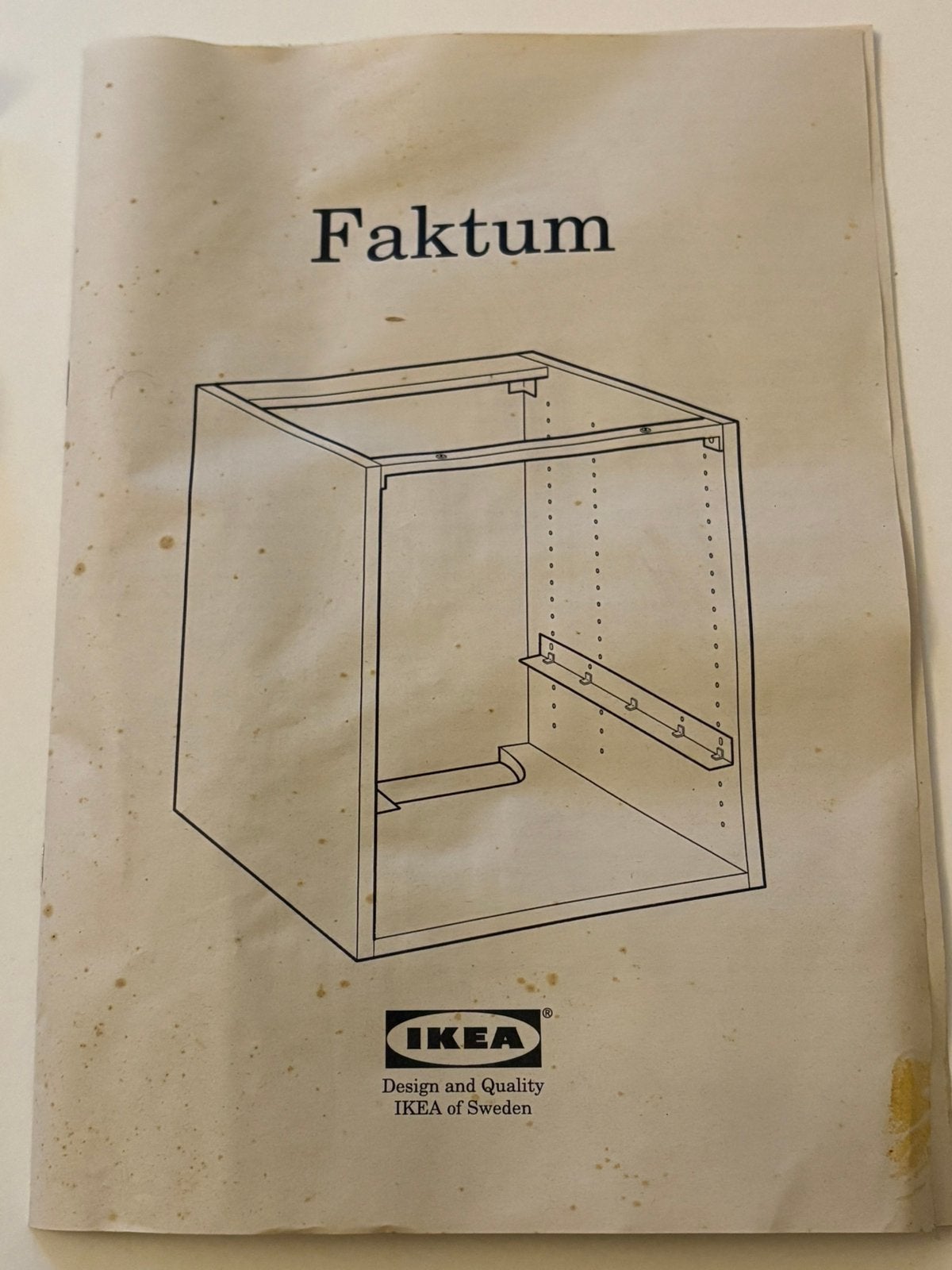 Caisson bas cuisine Faktum IKEA, Ophalen, Wit, Nieuw, 50 tot 100 cm