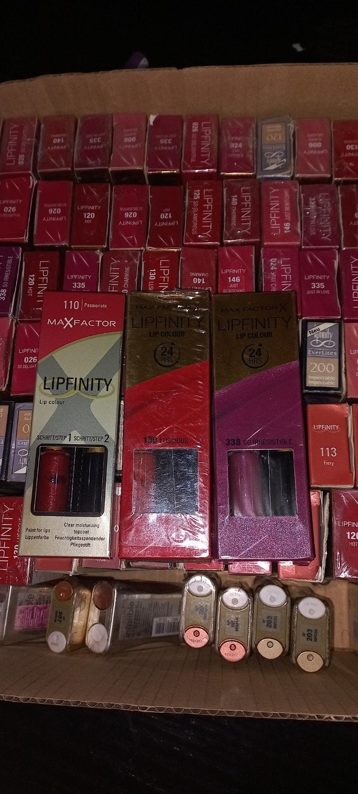 Partij Maxfactor infinity lippenstift, Handtassen en Accessoires, Ophalen