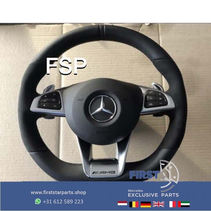 W205 C Klasse C63 W253 GLC 63 AMG Stuur + Airbag Mercedes 43, Gebruikt, -, Ophalen of Verzenden, -