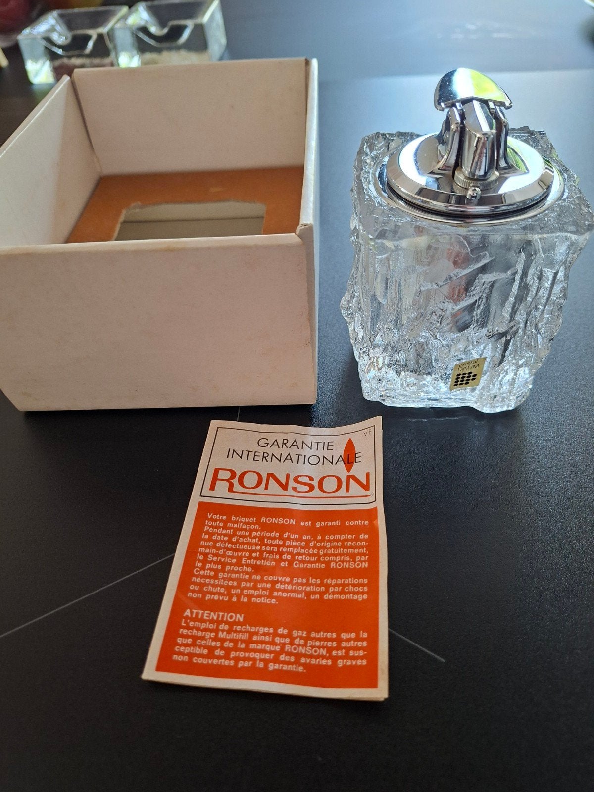 RONSON DAUM kristallen aansteker. NEGEN, Ophalen of Verzenden, Aansteker