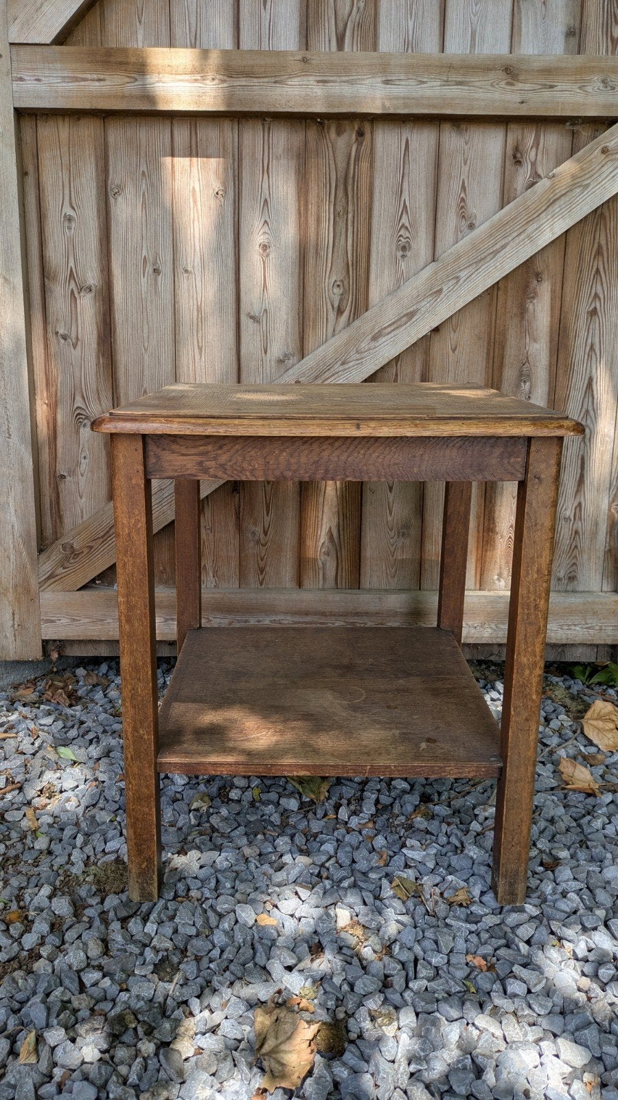 Petite table carrée en bois, Enlèvement