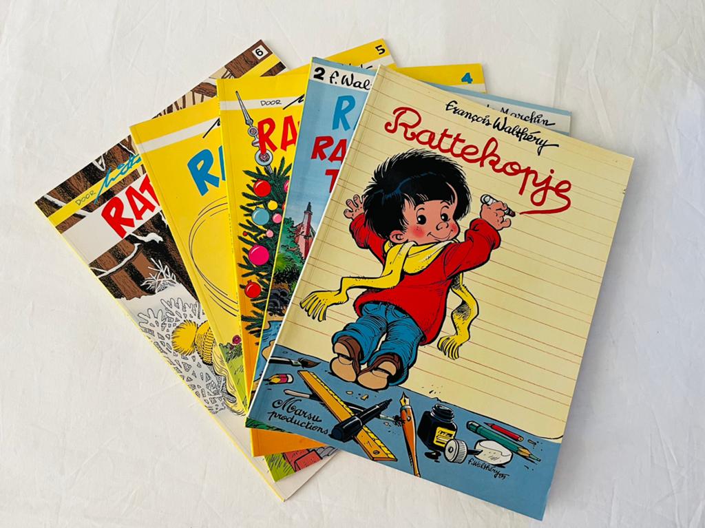 5 bandes de Rattekop., Livres, Enlèvement, Comme neuf