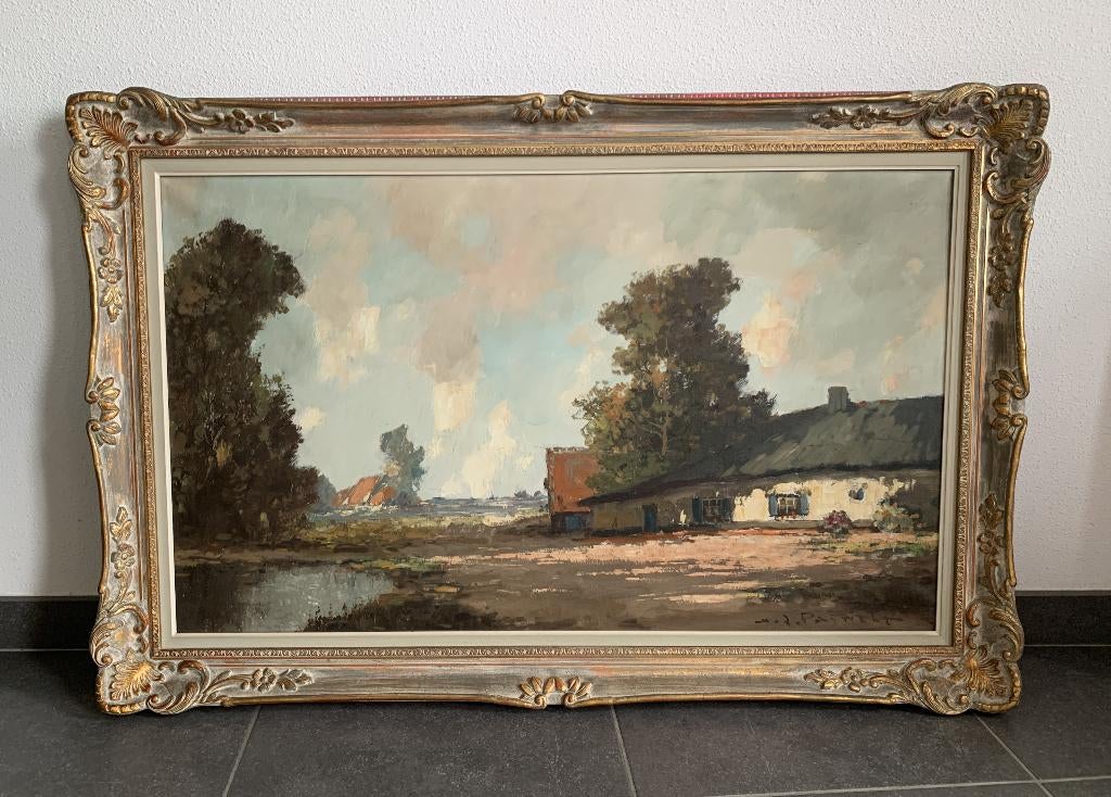 Olieverf Henri Joseph Pauwels 1903-1983 Schilderij, Antiquités & Art, Enlèvement
