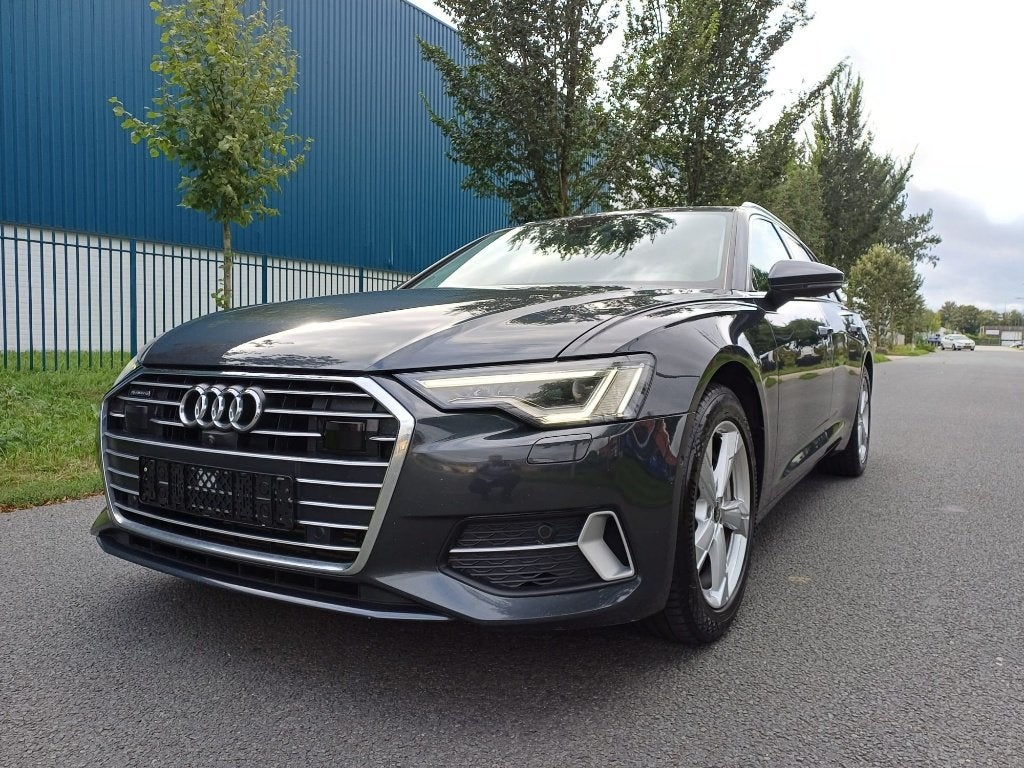 AUDI A6 50 TFSIe quat 299HK S tr Sport .PRIJS EXCL.BTW, Automaat, Dealer onderhouden, Stof, 4 cilinders