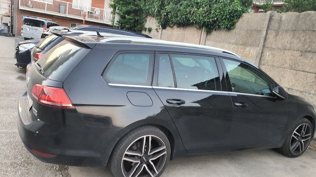 VW Golf 7, Auto's, Volkswagen, Particulier, Golf, Trekhaak, Diesel, Euro 6, Break, Automaat, Zwart, Zwart, Leder, Ophalen