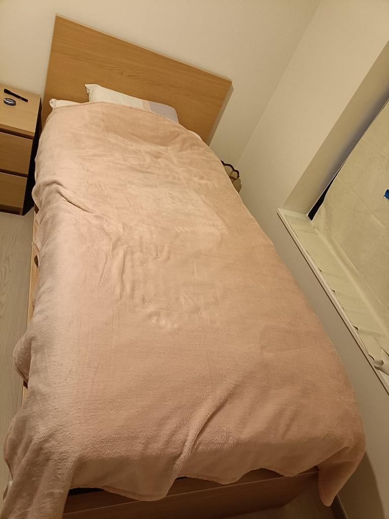 Bed 90 x 200 - lattoflex - matras, Enlèvement