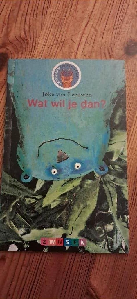 Boek kinderboek ´ Wat wil je dan? '  Leesleeuw, Ophalen, Fictie algemeen, Joke van Leeuwen, Zo goed als nieuw