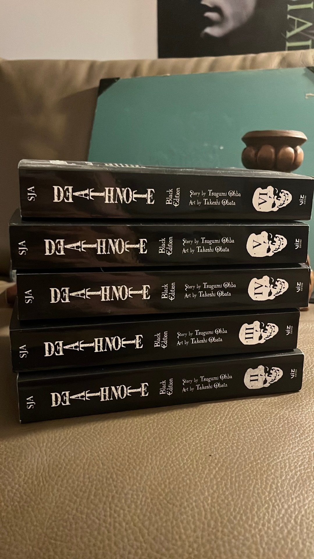 Death Note Black Edition, Vol. 2-6, Complete serie of reeks, Tsugumi Ohba, Ophalen of Verzenden, Zo goed als nieuw