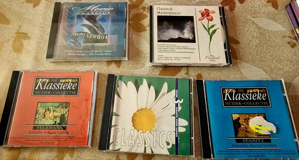 5 cd's klassieke muziek, Ophalen