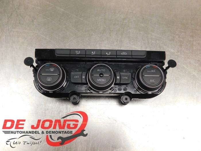 Panneau de commandes chauffage d'un Volkswagen Golf, Volkswagen, -, 3 mois de garantie, Utilisé