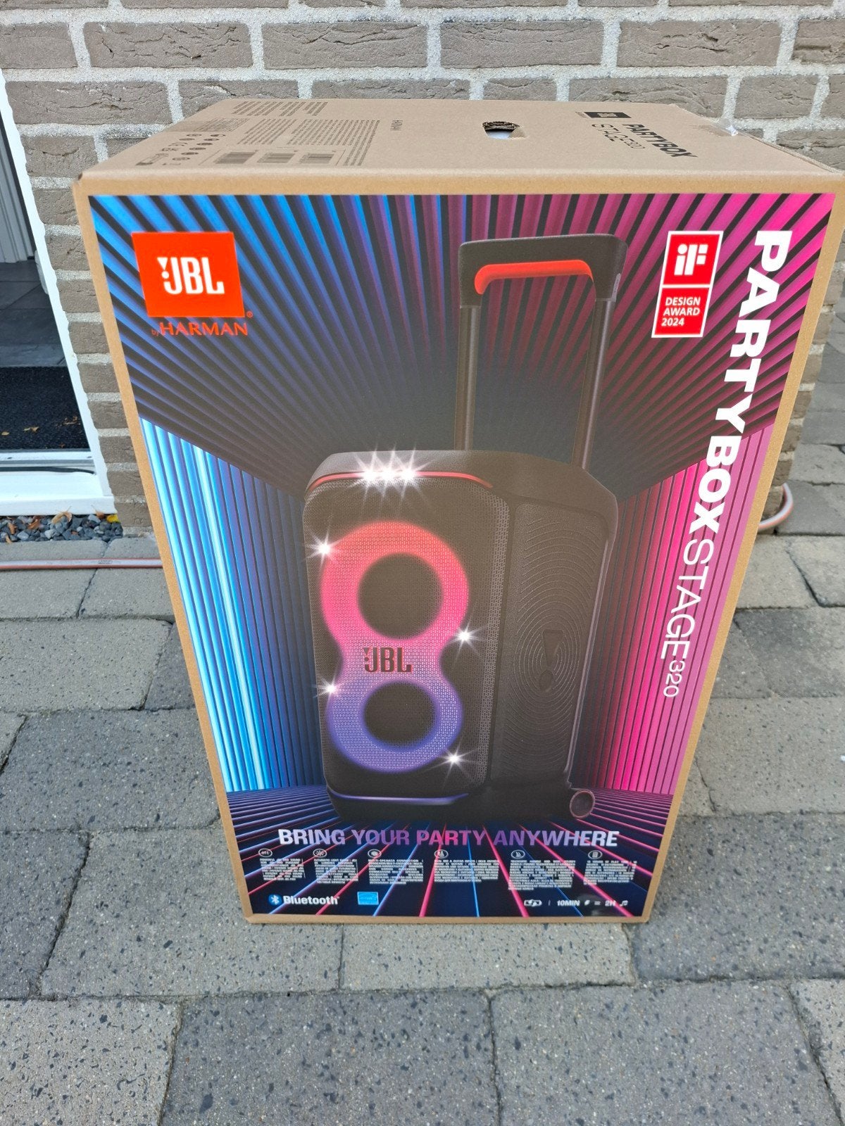Te koop: NIEUWE originele JBL Partybox Stage 320, Enlèvement