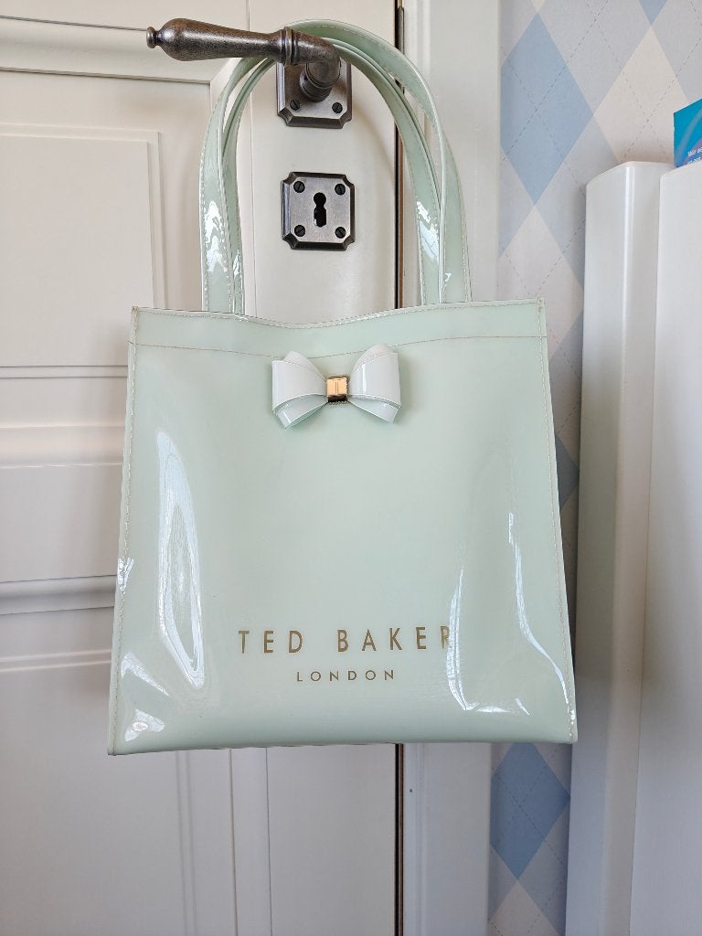 Ted Baker Icon Tote Bag Muntgroen Mint Shopper Shopping Bag, Handtassen en Accessoires, Ophalen of Verzenden, Zo goed als nieuw