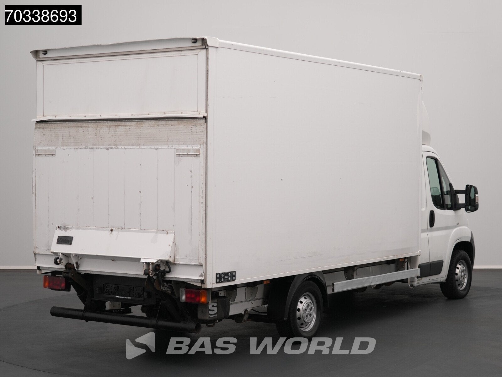 Peugeot Boxer 130pk Bakwagen Laadklep Airco Koffer Meubelbak, Auto's, Euro 5, Stof, Gebruikt, 4 cilinders
