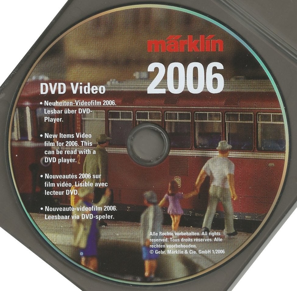 DVD-Video Märklin Nieuwigheden 2006, Wisselstroom, Zo goed als nieuw, Märklin, Boek, Tijdschrift of Catalogus
