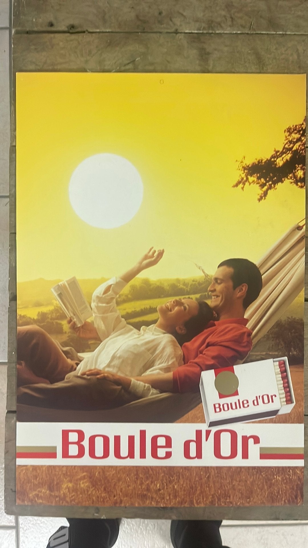Oude sigaretten reclame, Verzamelen, Ophalen, Zo goed als nieuw, Tabaksdoos of Verpakking