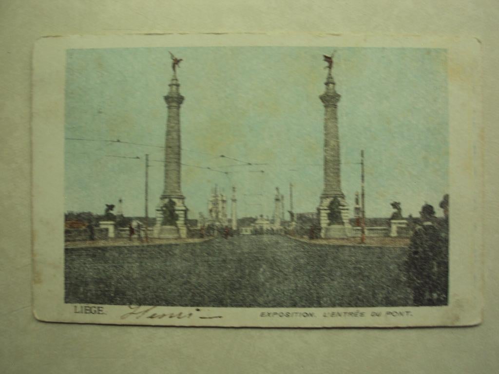 52813 - EXP. DE LIEGE 1905 - L'ENTREE DU PONT - ZIE 2 FOTO'S, Envoi