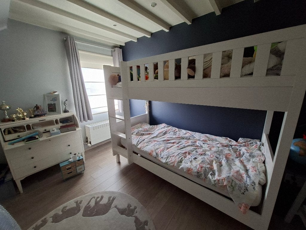 Stapelbed inclusief lattenbodems en matrassen, Ophalen, Gebruikt, Stapelbed