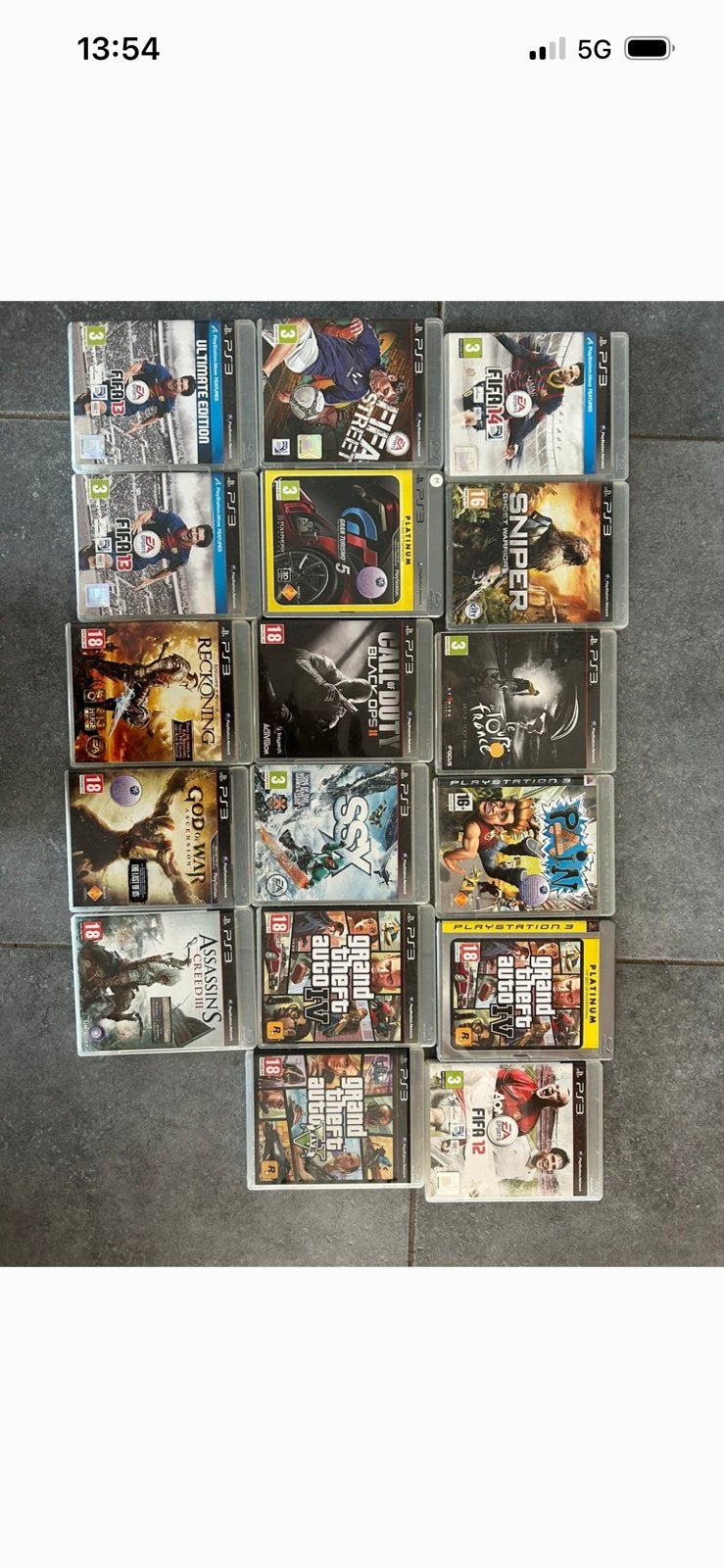 PS 3 spellen, Enlèvement, Comme neuf