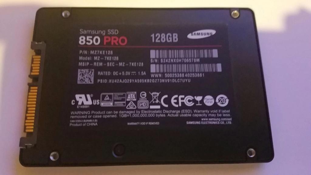 SSD 120GB 2.5" sata Samsung 850 PRO, Enlèvement ou Envoi, Interne, Comme neuf, 120GB