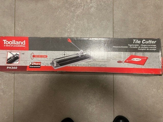 Tegelsnijder PH360 Toolland, Doe-het-zelf en Bouw, Ophalen, 60 cm of meer, Nieuw, 20 tot 40 cm