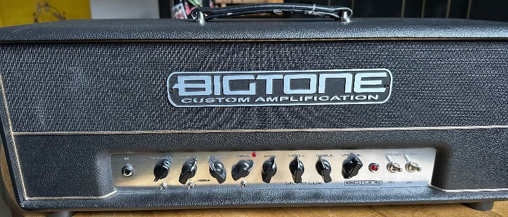 Bigtone Studio Lux 50 + Bogner 2x12, Ophalen, Gebruikt, Gitaar, 50 tot 100 watt