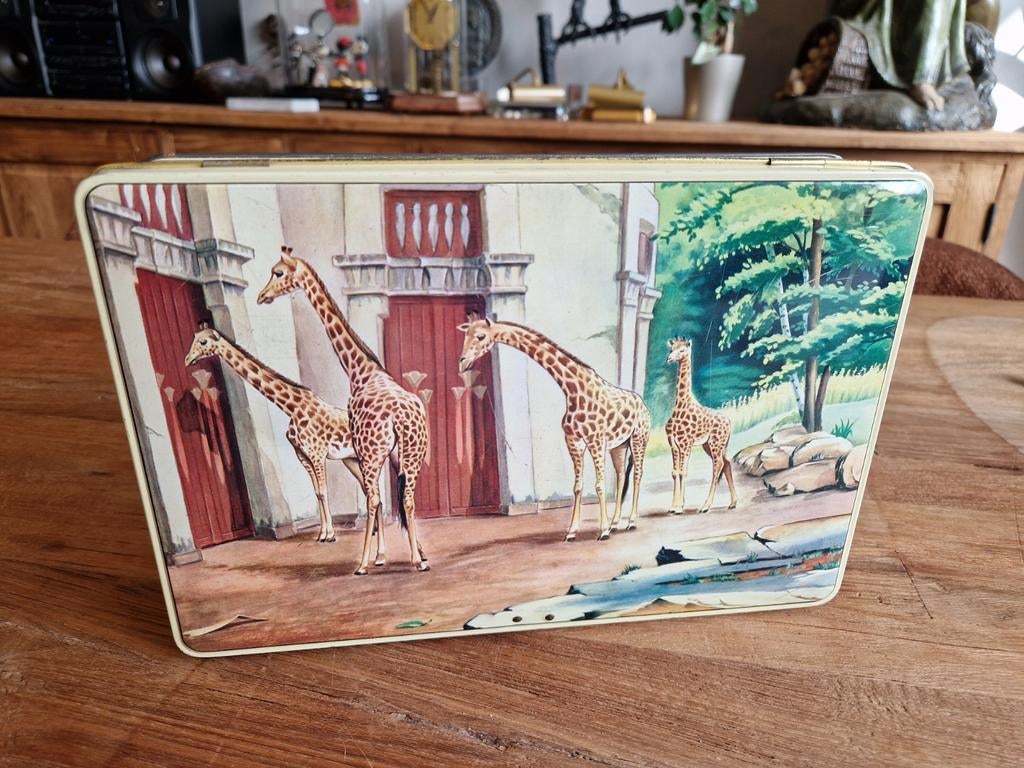 Blikken doos Zoo van Antwerpen chocolade Martougin, Enlèvement ou Envoi