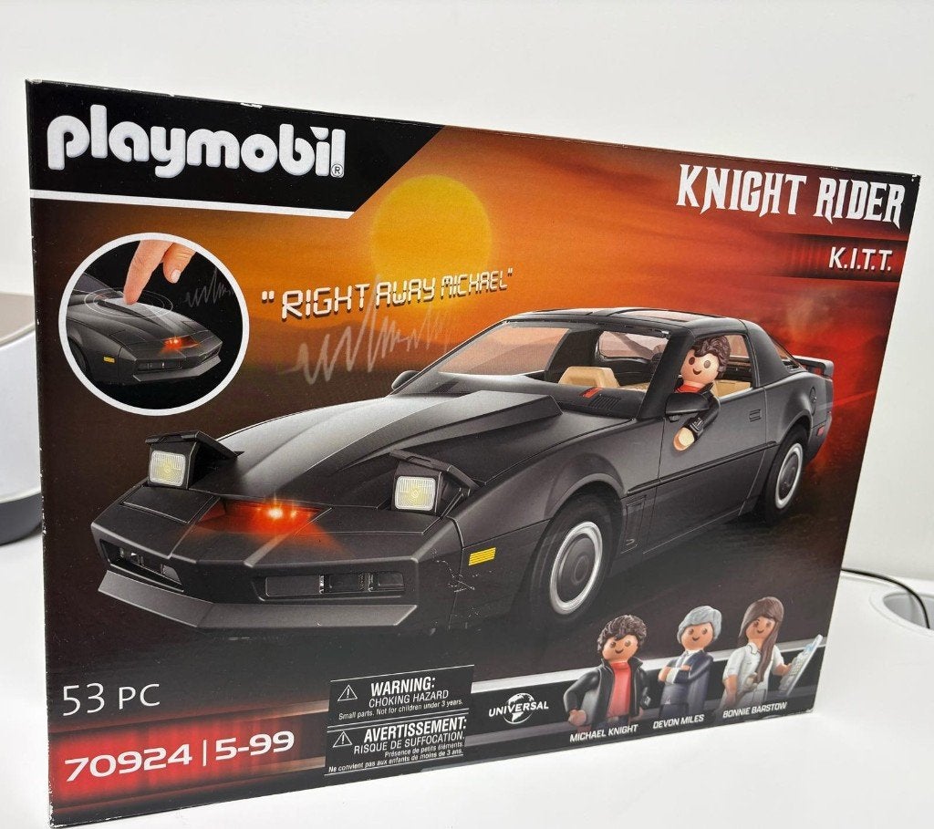 Nieuwe PLAYMOBIL 70924 Knight Rider K.I.T.T. ongeopend, Neuf, Enlèvement ou Envoi, Autres séries, Kit complet