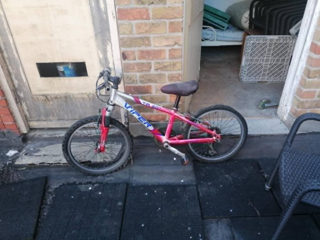 kinderfiets, Fietsen en Brommers, Fietsen | Kinderfietsjes, Ophalen, 20 inch of meer, Gebruikt, Velgrem
