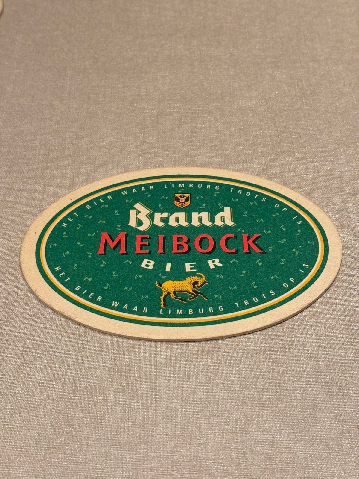 Brand Meibock, Verzamelen, Ophalen of Verzenden, Zo goed als nieuw, Viltje(s), Brand