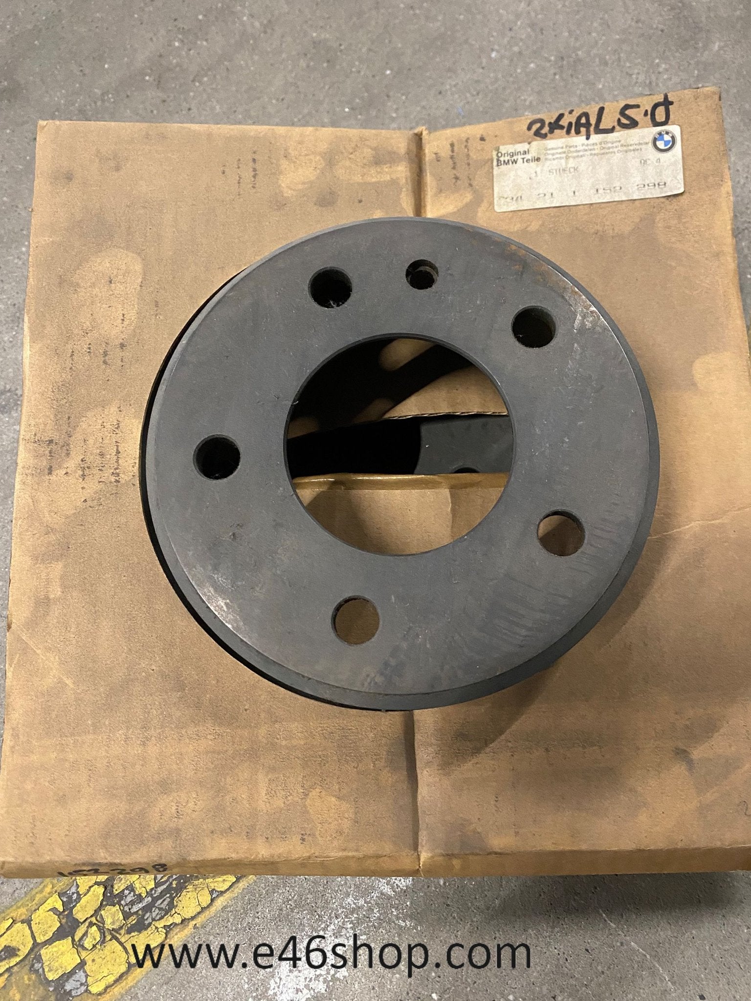 REMSCHIJF SET ACHTER  BMW E23 OE 34211152298 ORG BMW, -, -, Nieuw, Ophalen of Verzenden
