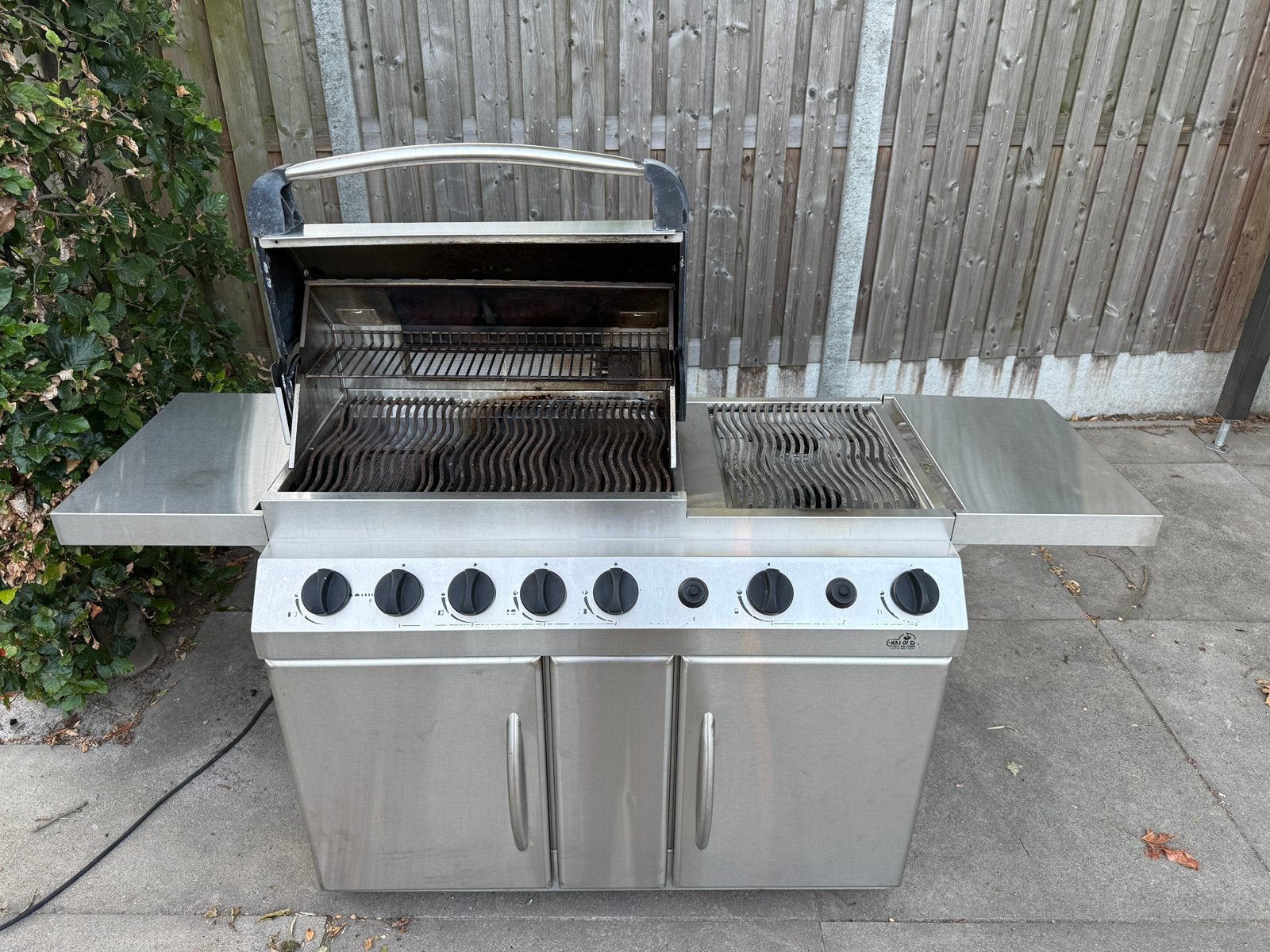Napoleon Prestige Gasbarbecue | RVS | Sizzle Zone, Tuin en Terras, Buitenkeukens, Ophalen, Zo goed als nieuw