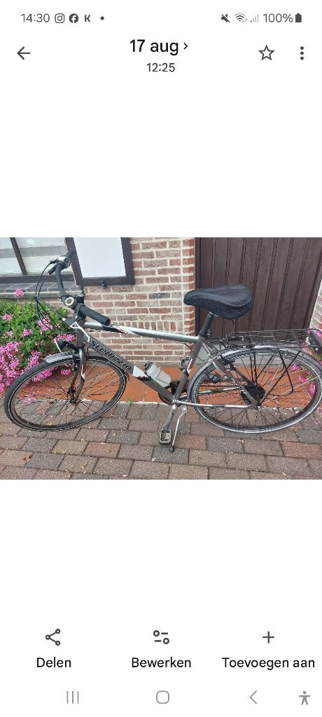 Herenfiets, Gebruikt, Velgrem, Versnellingen, Ophalen