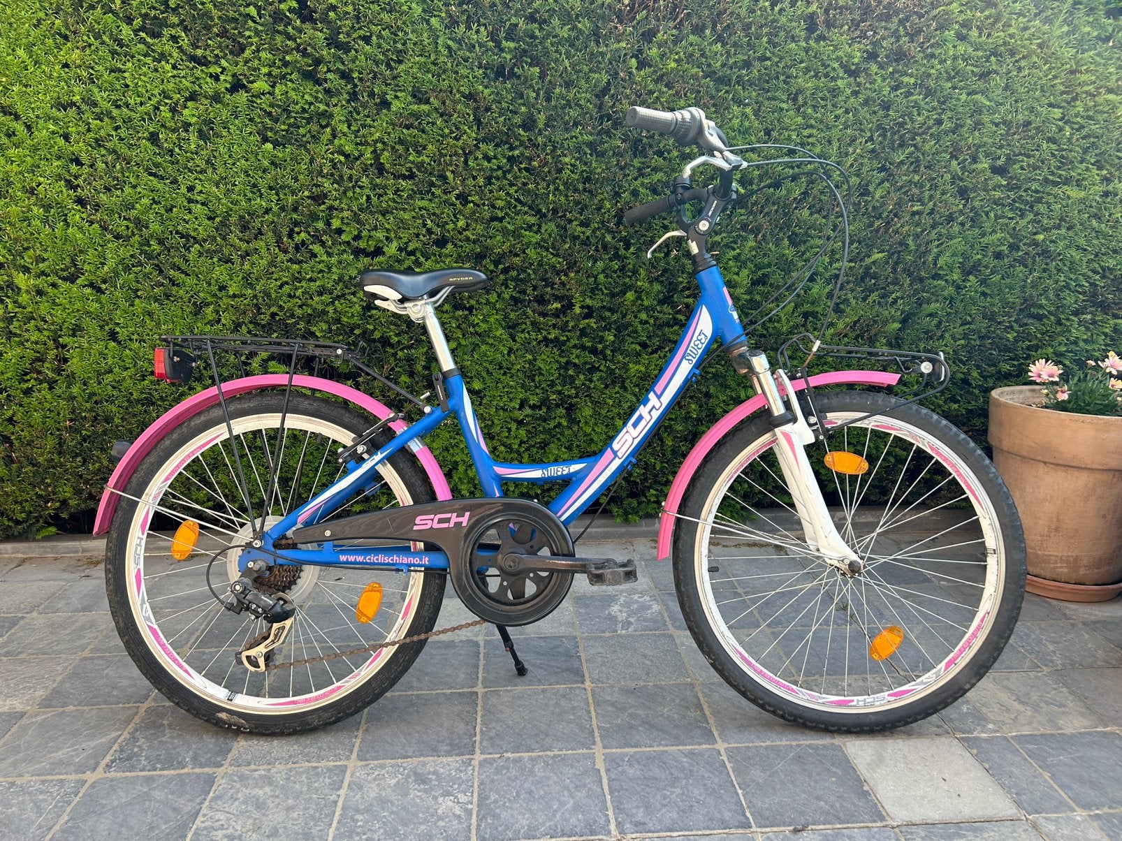 Vélo 24 pouces pour filles, Vitesses, Enlèvement, Utilisé, Frein sur jante