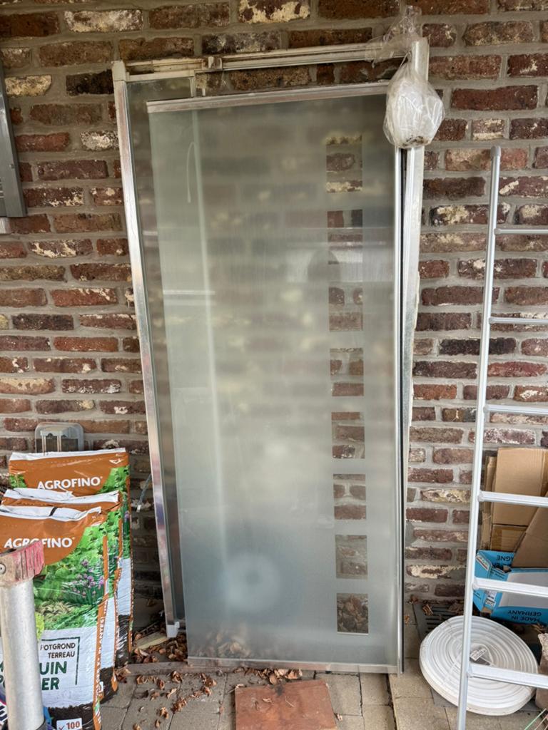 Douche deur, Ophalen, Zo goed als nieuw