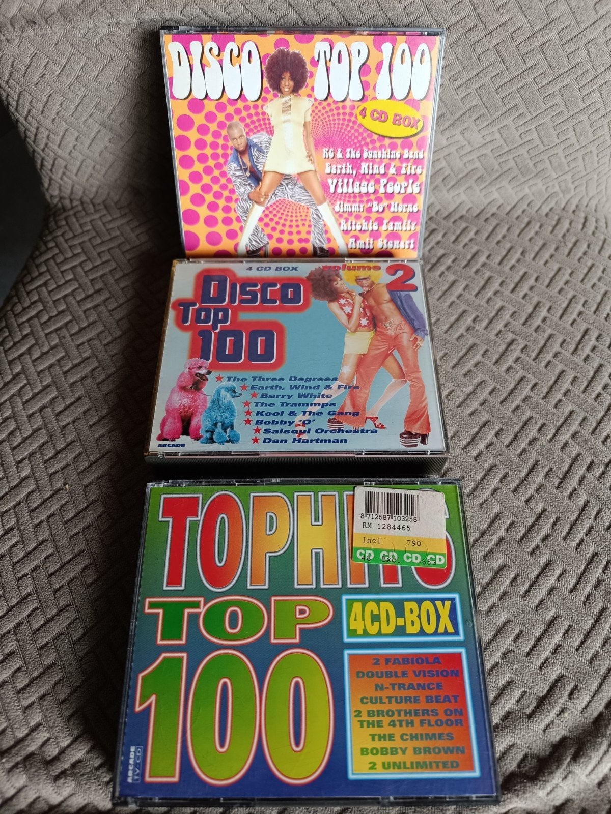 3 x Disco en Top Hits Top 100   ( 3x 4 cd ), CD & DVD, CD | Pop, Enlèvement ou Envoi