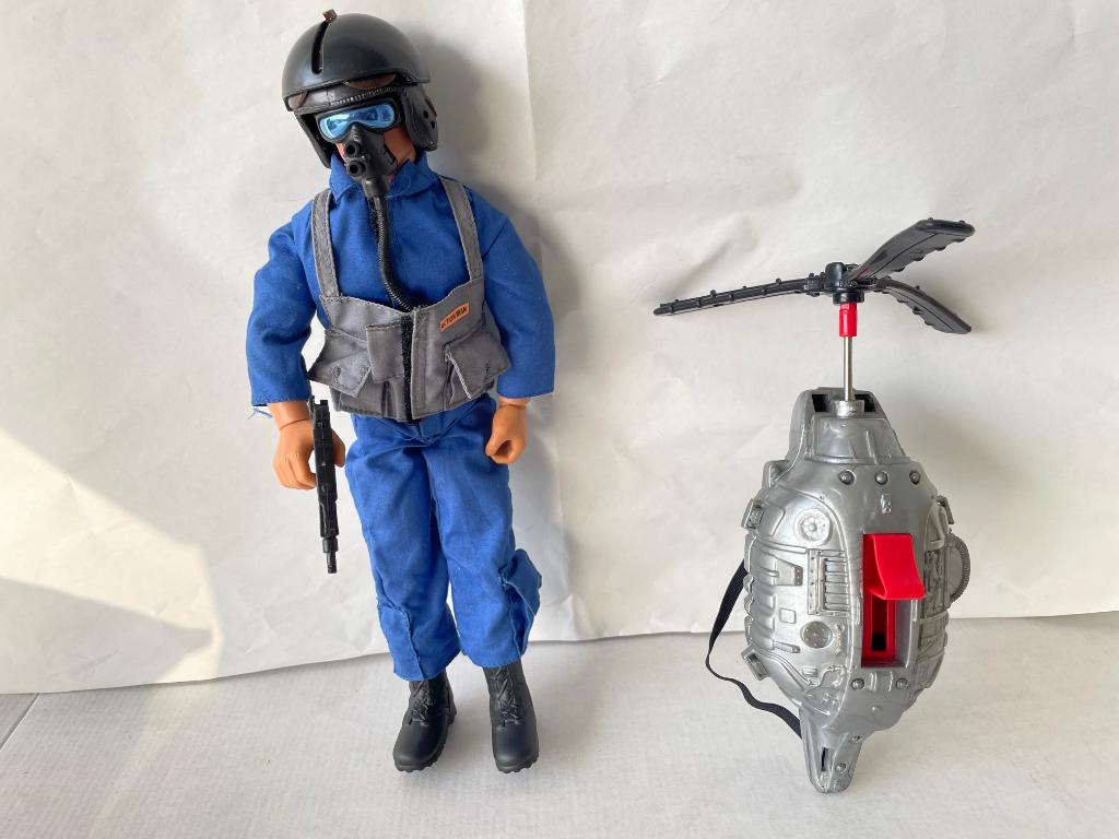 Pilote d'hélicoptère Action Man, Collections, Jouets, Comme neuf, Envoi