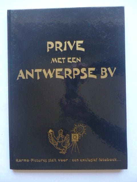 Privé met een Antwerpse BV, met ex-libris Merho, Jef Nys,..., Boeken, Stripverhalen, Eén stripboek, Ophalen of Verzenden, Zo goed als nieuw