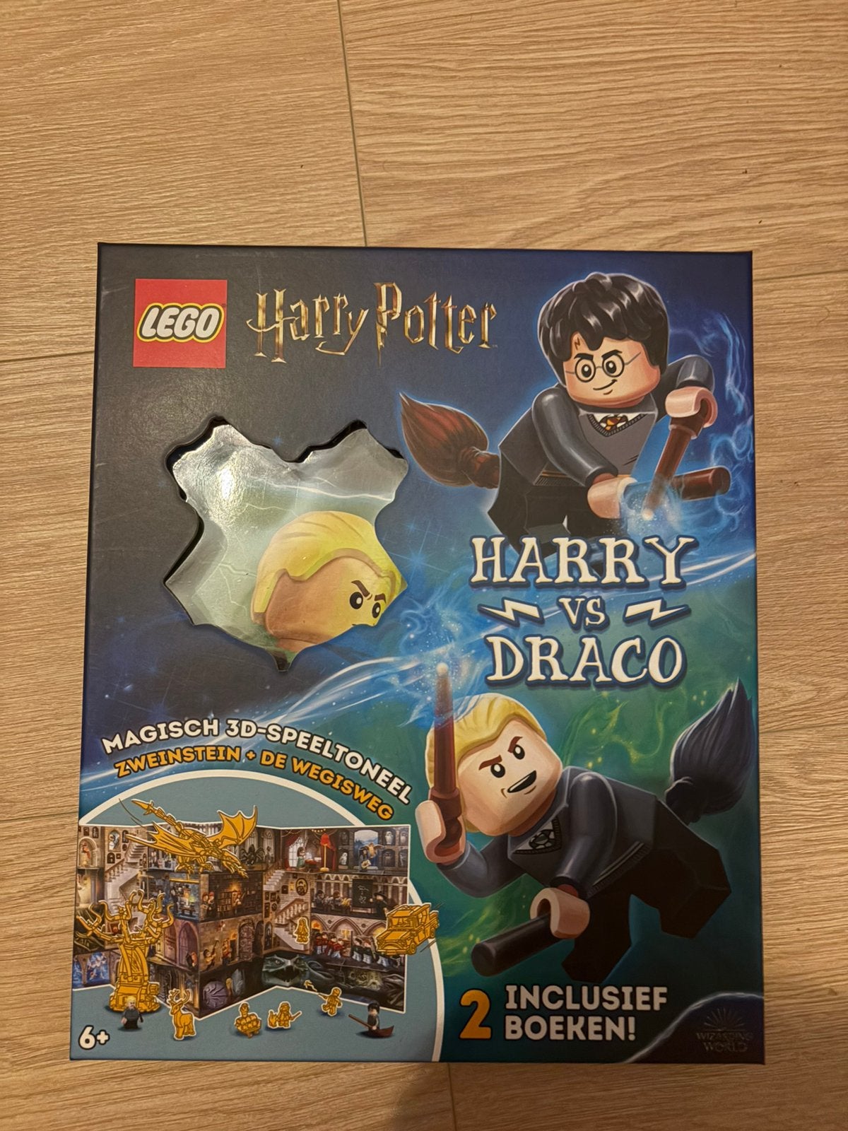 Magisch 3D-speeltoneel Harry vs Draco Nederlands, Collections, Harry Potter, Enlèvement, Comme neuf, Figurine