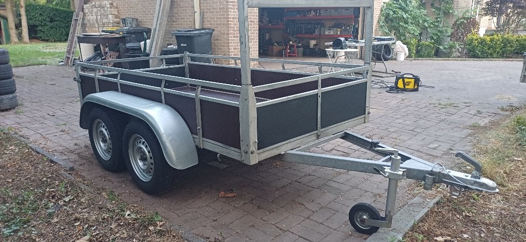 Aanhangwagen dubbelasser 256X128, Enlèvement