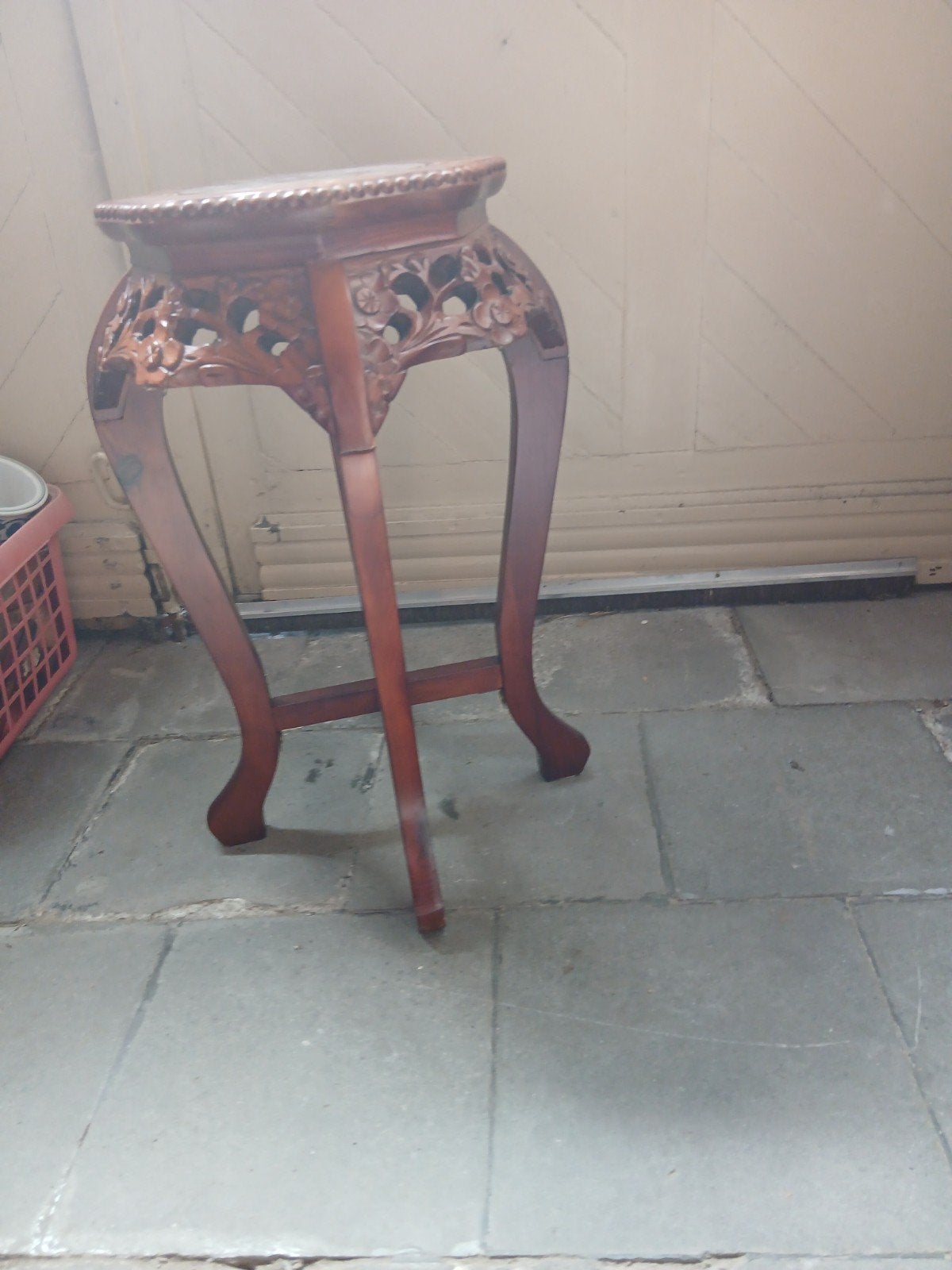 mooi houten tafeltje, Maison & Meubles, Accessoires pour la Maison | Colonnes & Piliers, Enlèvement ou Envoi