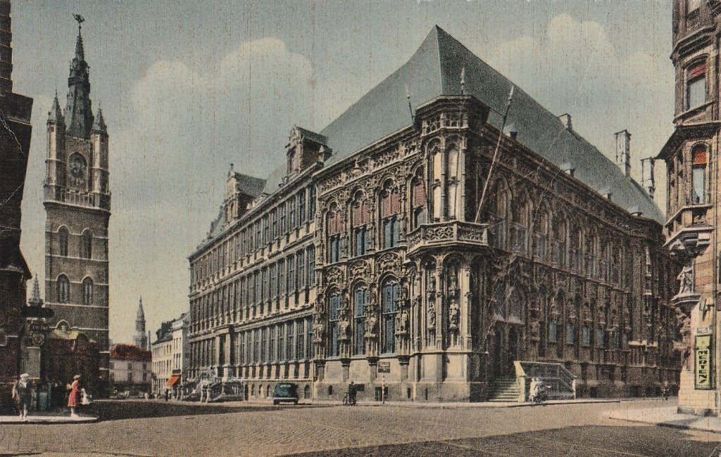 Gent, Ophalen of Verzenden, 1940 tot 1960, Gelopen, Oost-Vlaanderen