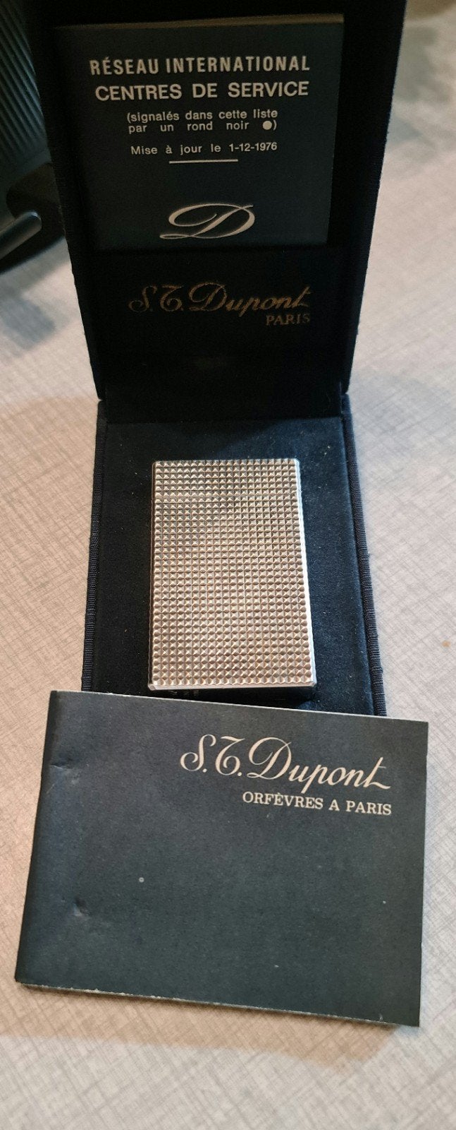 Briquet  Dupont excellent état fonctionnement très bien, Ophalen of Verzenden