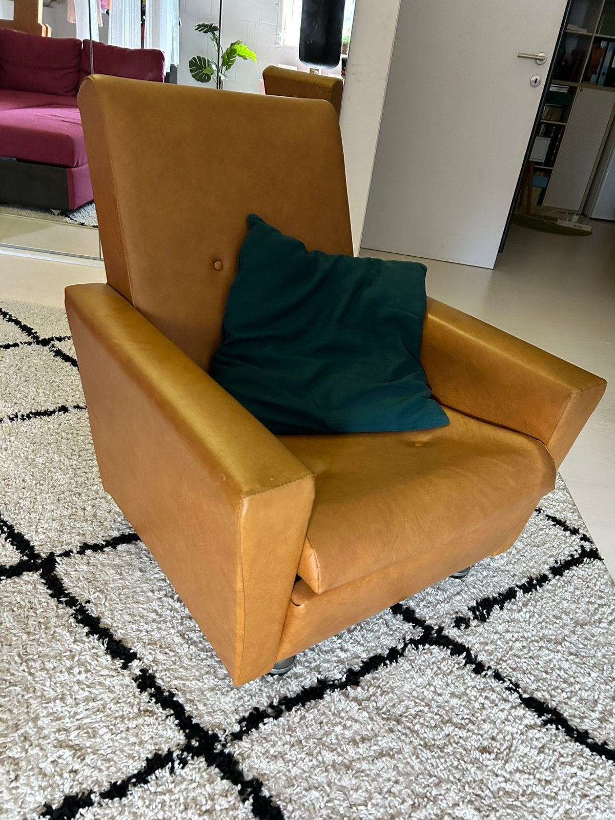 2 oude vintage fauteuils (gratis af te halen), Ophalen, Gebruikt