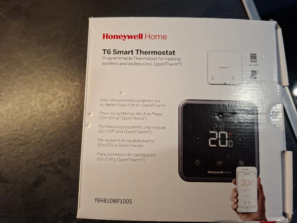 Honeywell T6 Smart Thermostaat antraciet, Enlèvement ou Envoi, Thermostat intelligent, Comme neuf