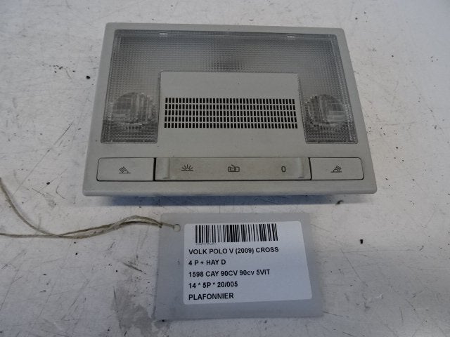 BINNENVERLICHTING Volkswagen Polo V (6R) (6Q0947105H), Gebruikt, Volkswagen, Volkswagen AG, Kundenbetreuung@volkswagen.de