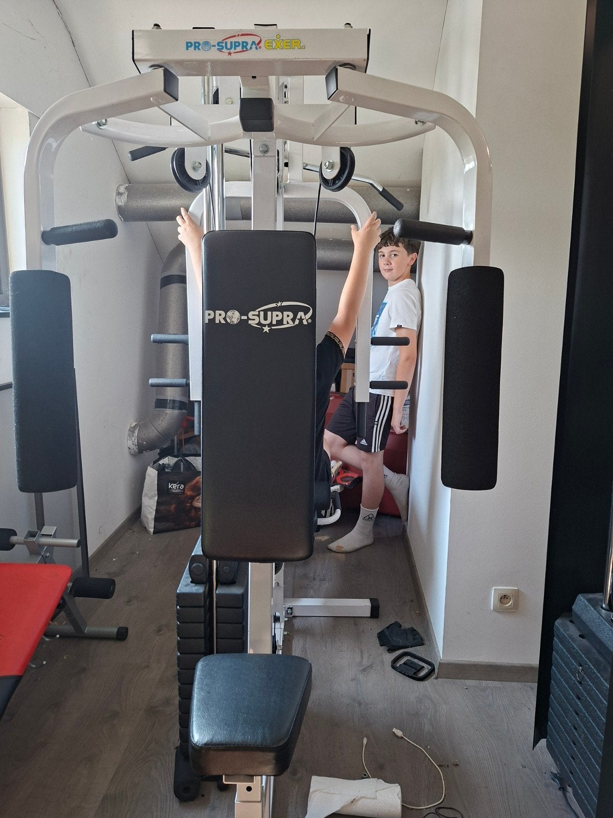 belle salle de sport complète.., Centrale électrique, Enlèvement, Utilisé, Métal
